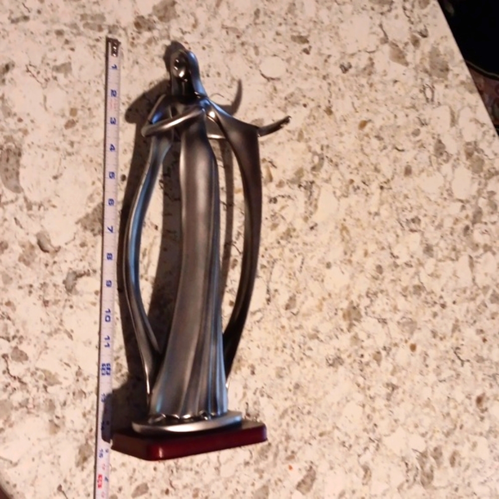 Modern Silver Decorative Sculpture